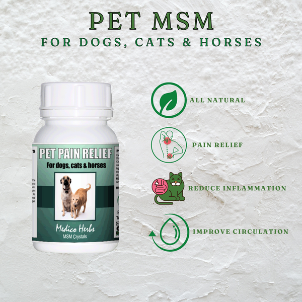 Pet MSM Pain Relief 60 Capsules